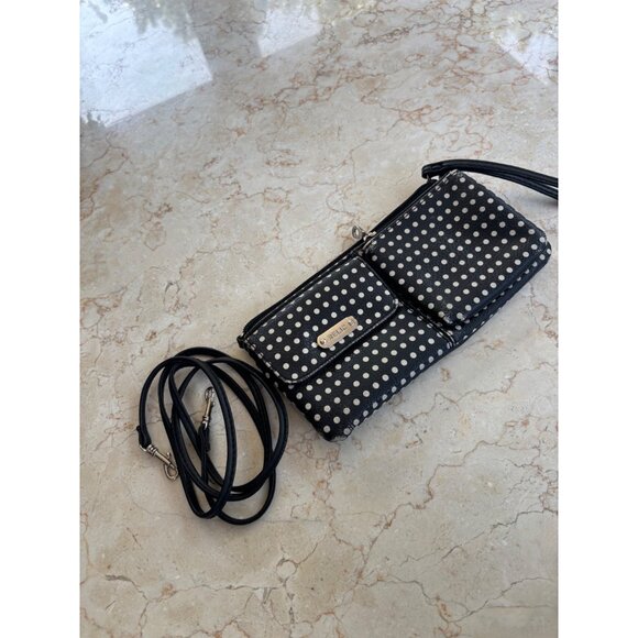 Relic Black & White Polka Dot Wristlet Clutch - Picture 7 of 7